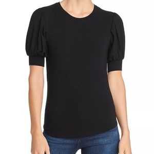 Frame Puff Sleeve Tee in Navy Womens Size Small